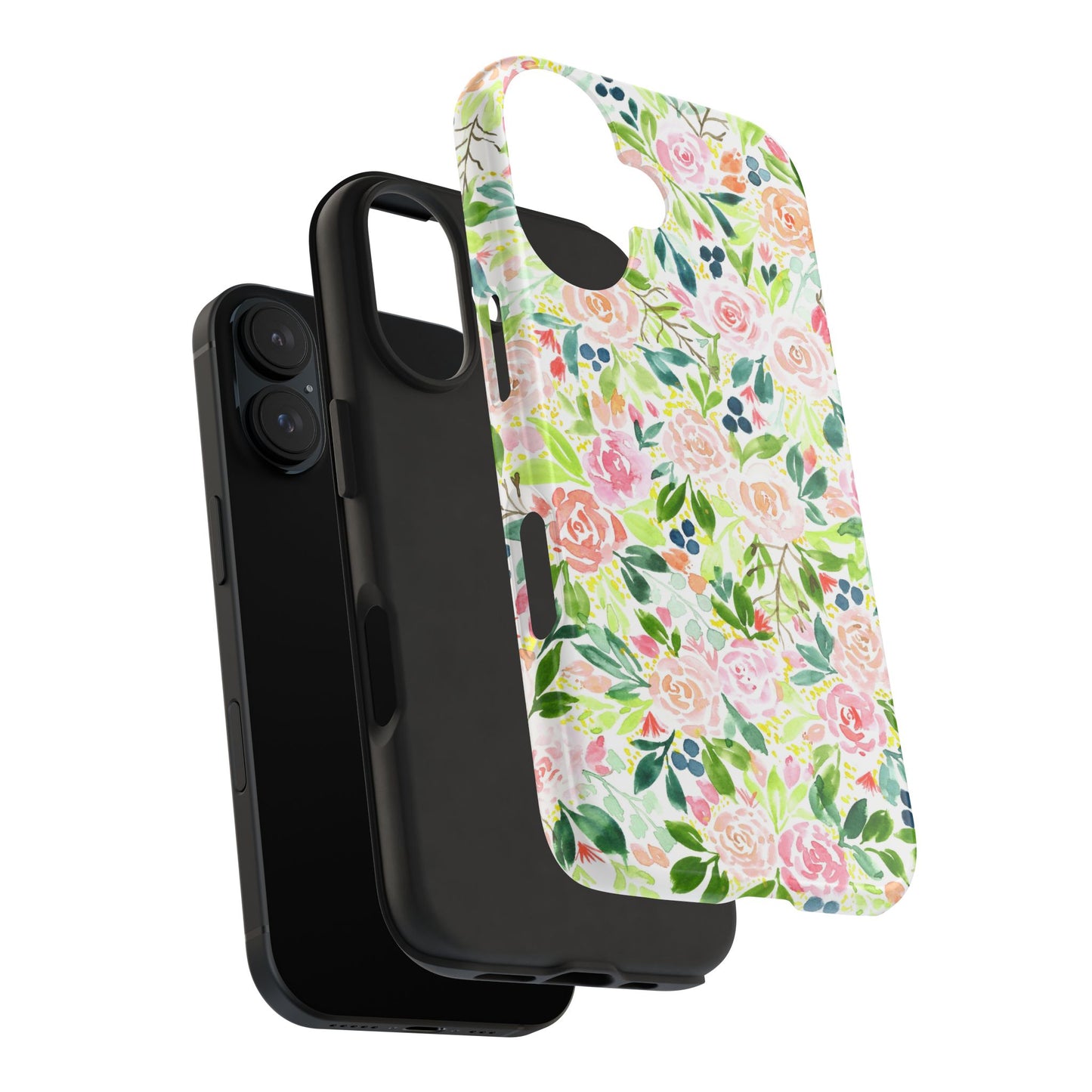 Floral Watercolor Tough Phone Case