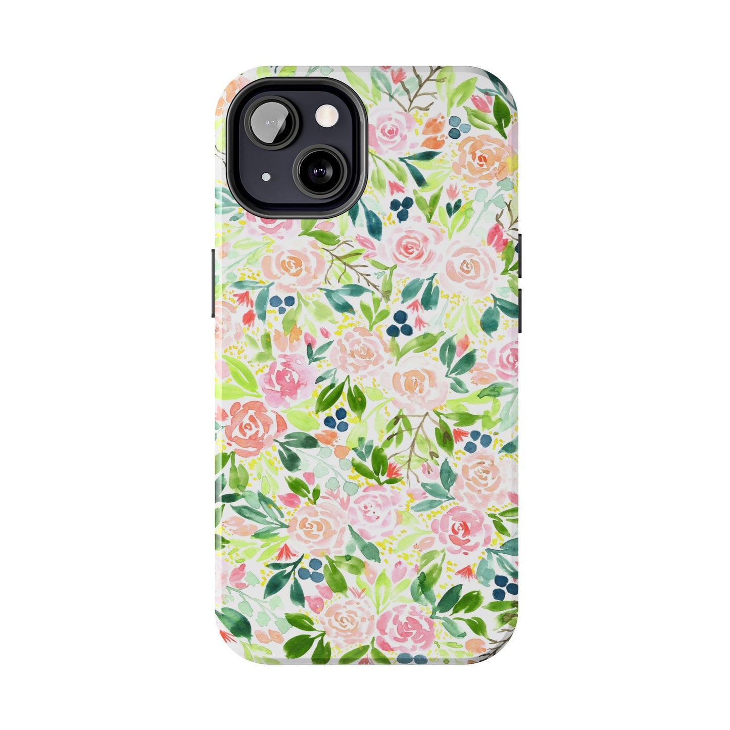 Floral Watercolor Tough Phone Case