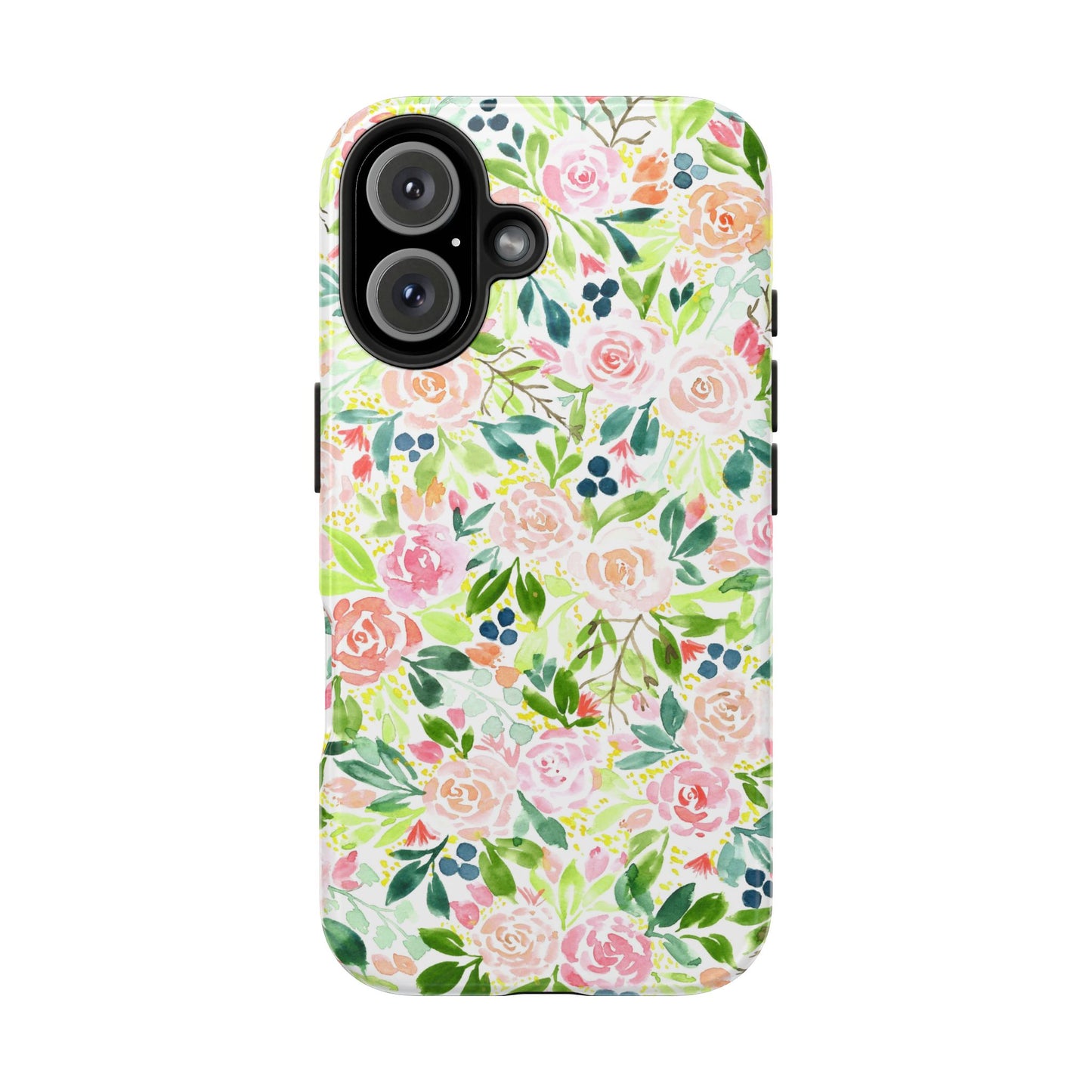Floral Watercolor Tough Phone Case