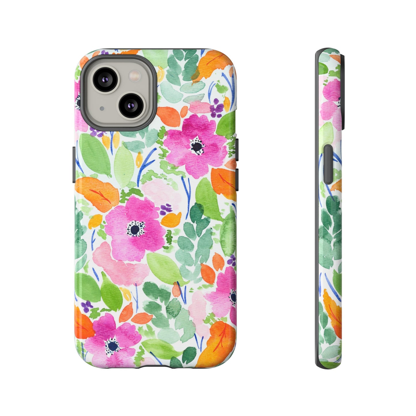 Summer Floral Tough iPhone Cases