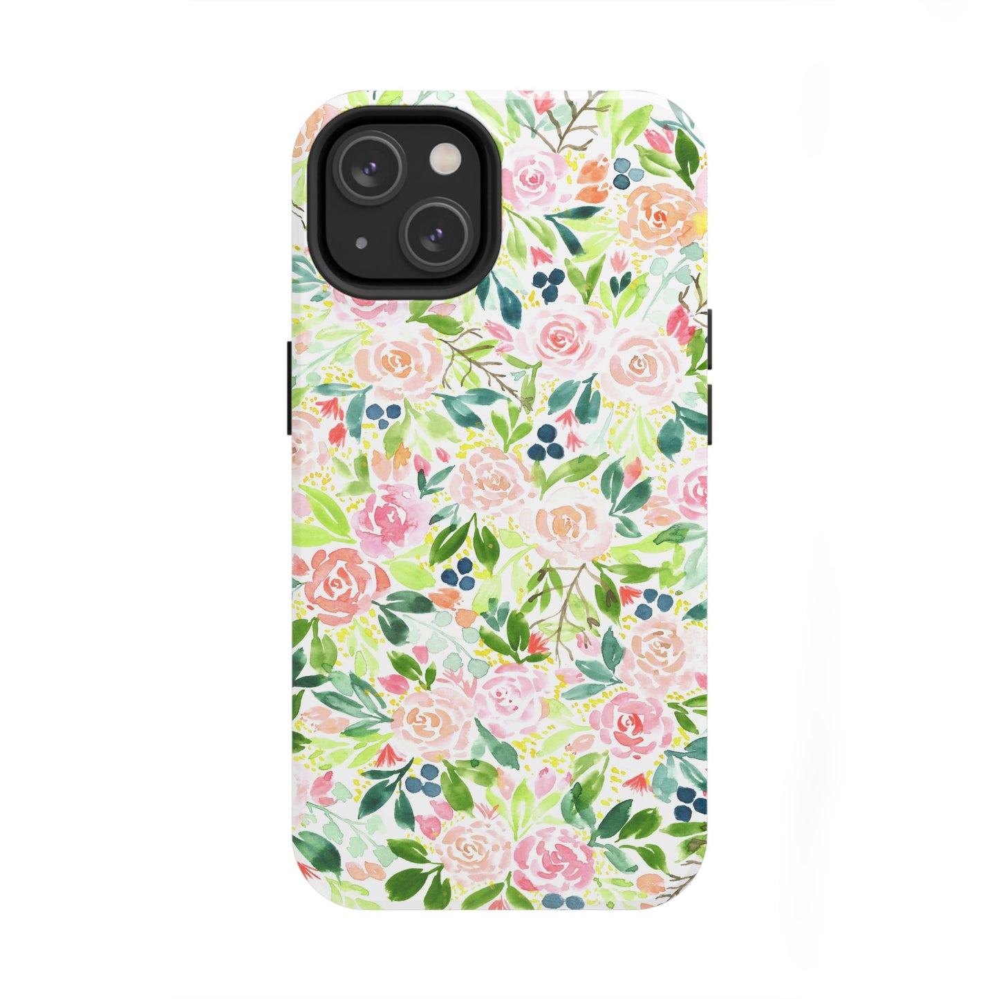 Floral Watercolor Tough Phone Case