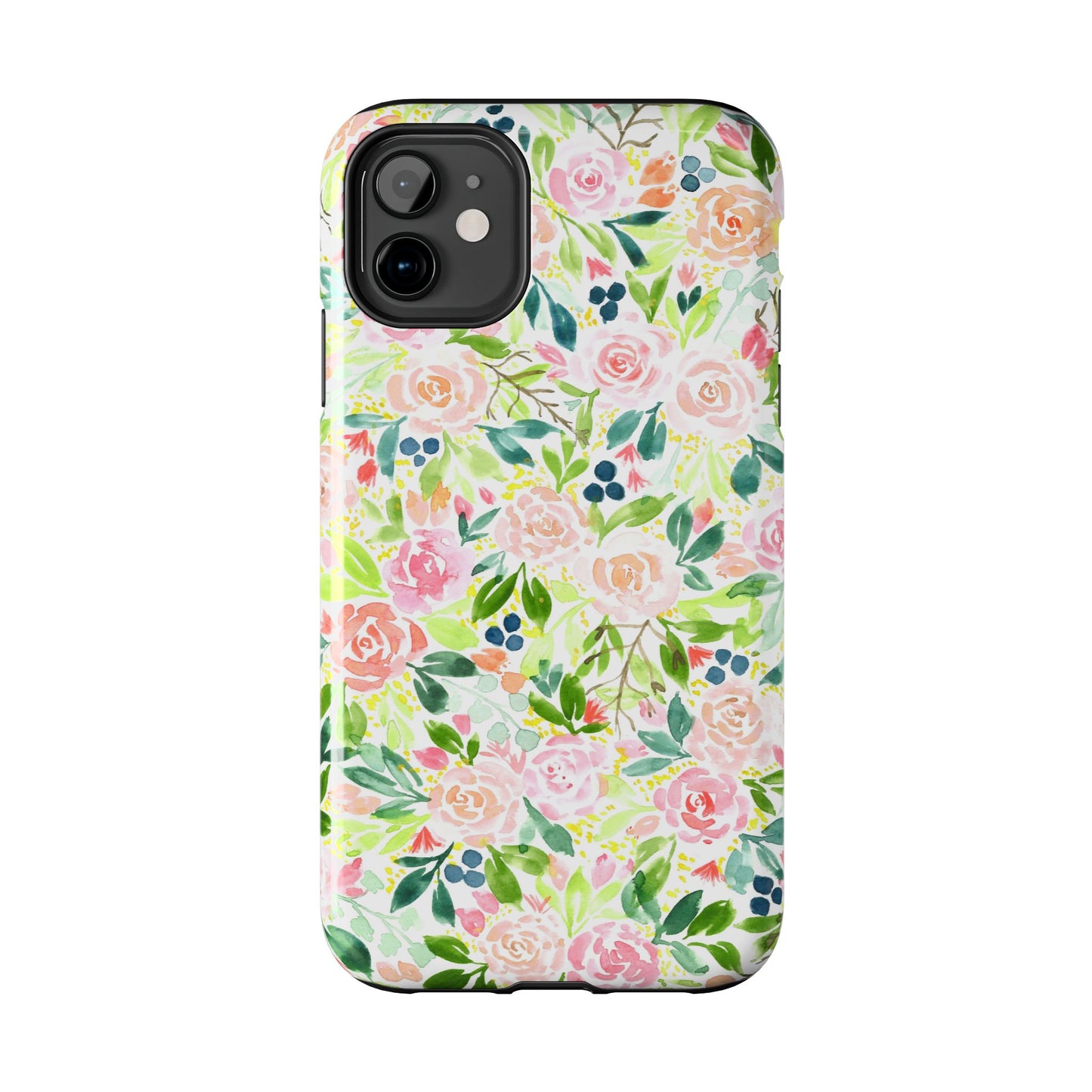 Floral Watercolor Tough Phone Case