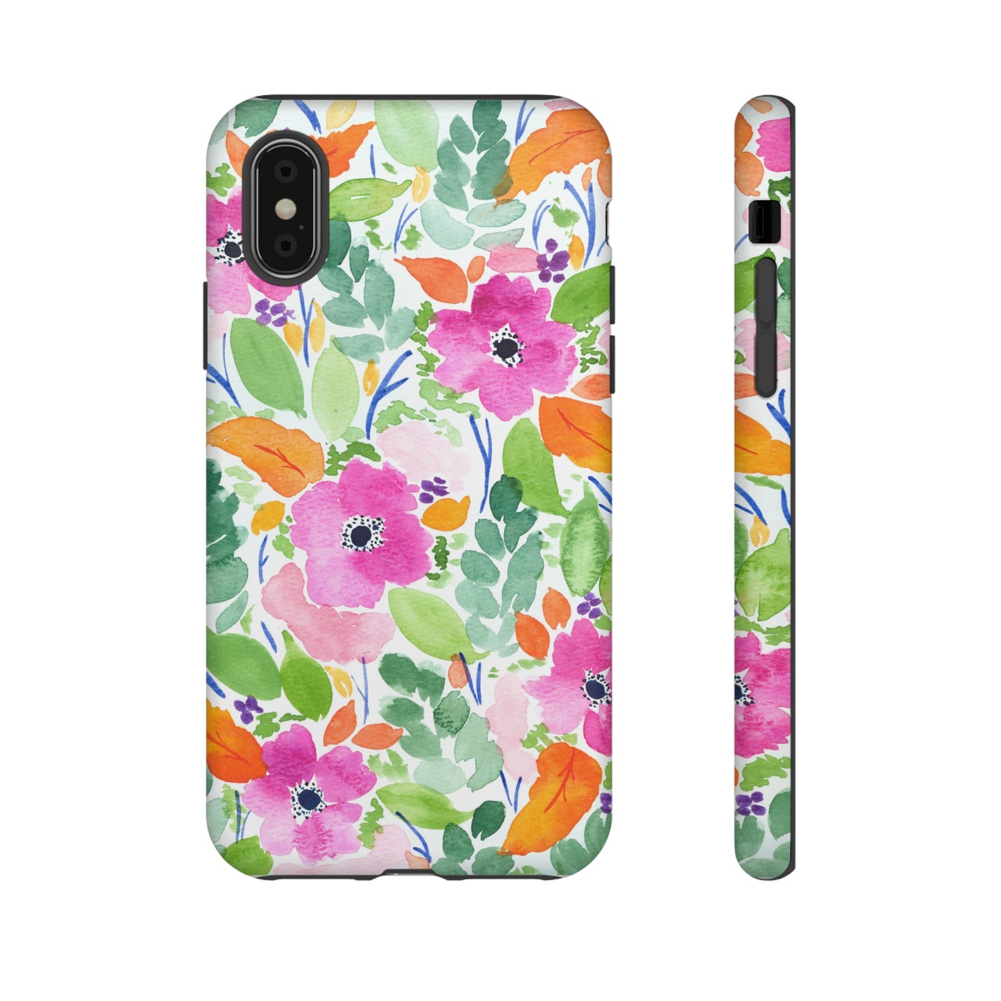 Summer Floral Tough iPhone Cases