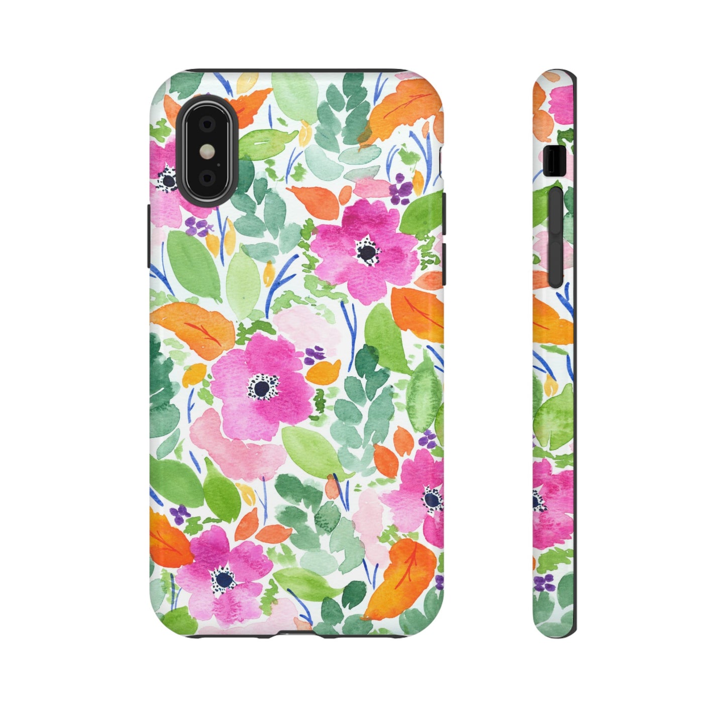 Summer Floral Tough iPhone Cases