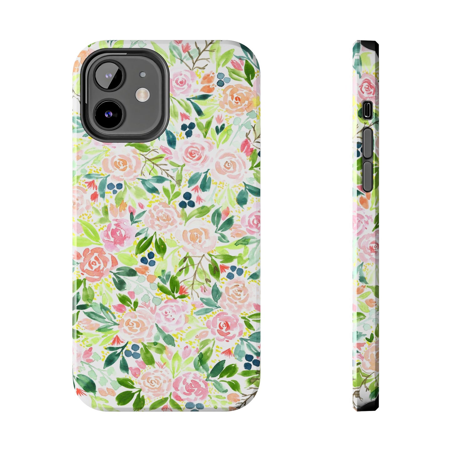Floral Watercolor Tough Phone Case