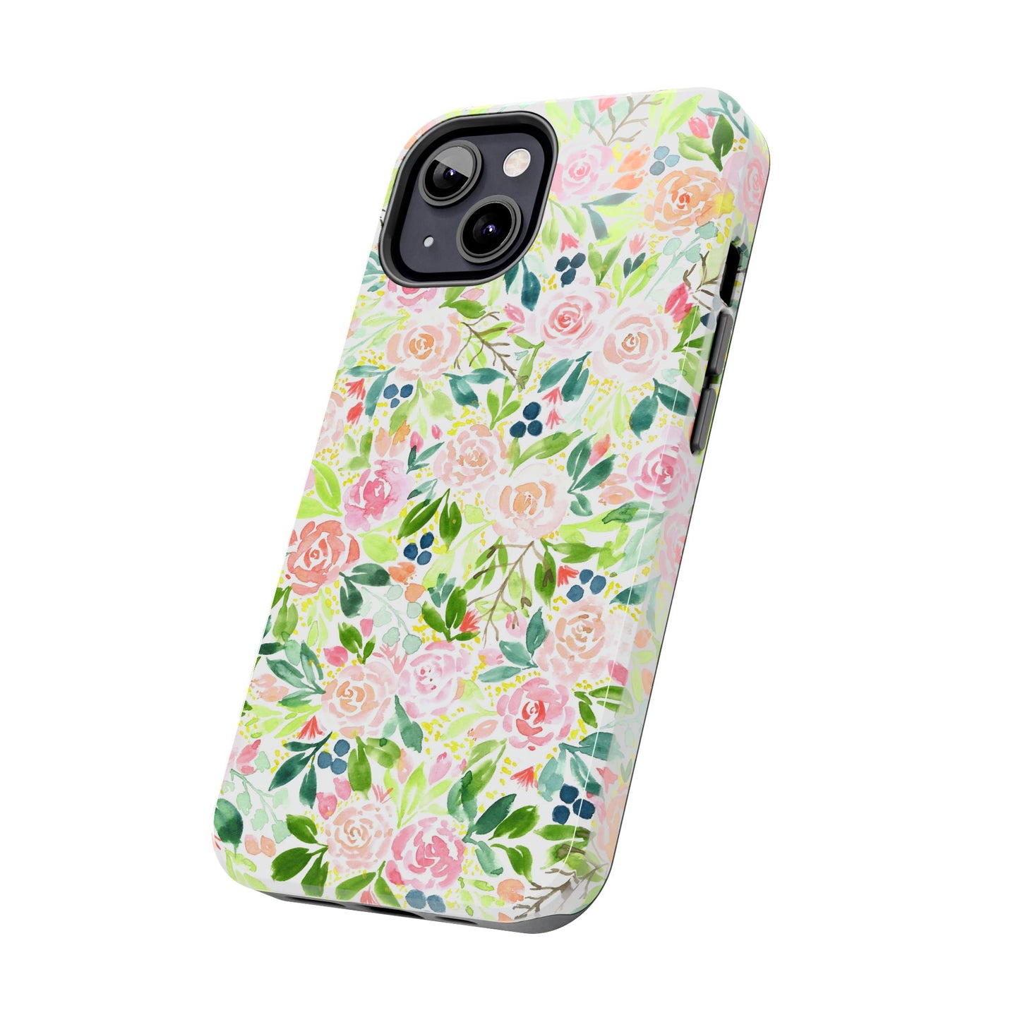 Floral Watercolor Tough Phone Case