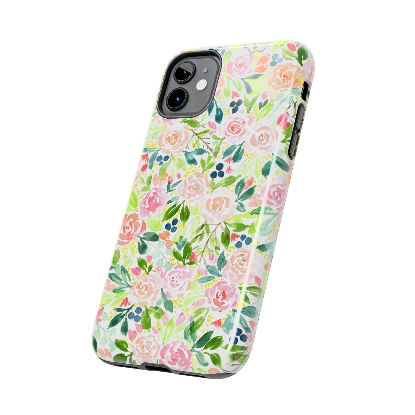 Floral Watercolor Tough Phone Case