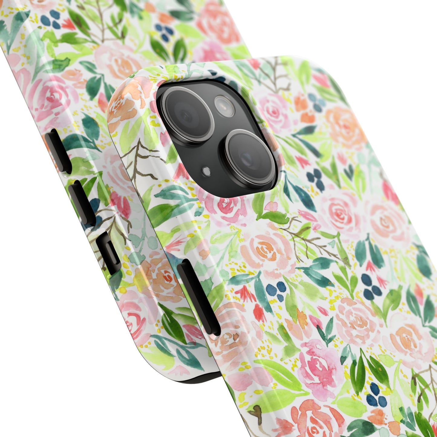 Floral Watercolor Tough Phone Case