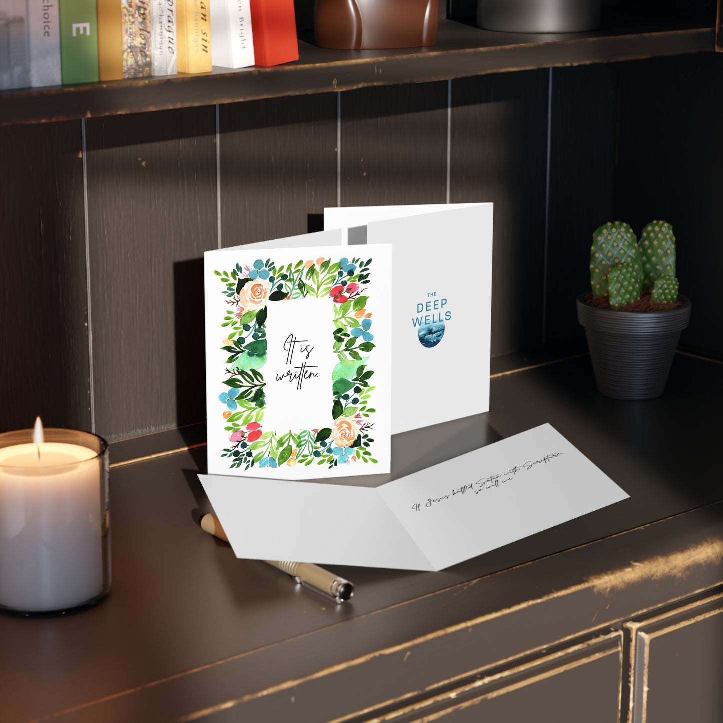 "It Is Written" Scripture Greeting Cards (Set of 8)